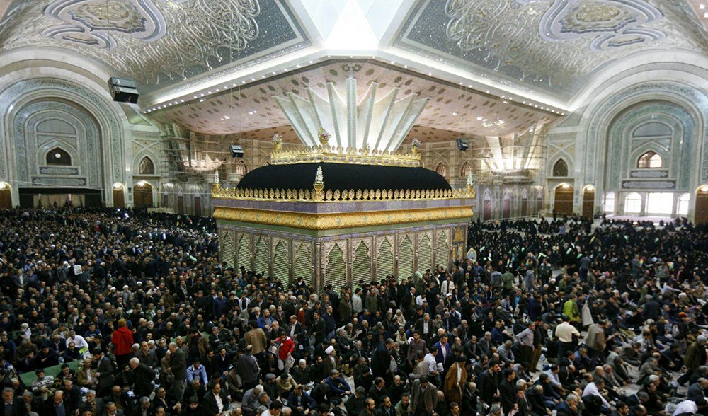 گزارش تصویری مراسم شب هفتم ارتحال آیت الله هاشمی رفسنجانی