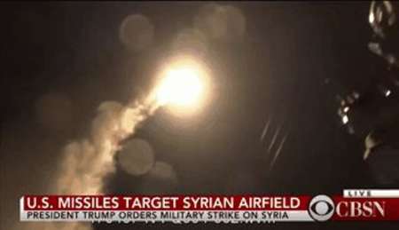 واکنش های جهانی به حمله موشکی آمریکا به سوریه