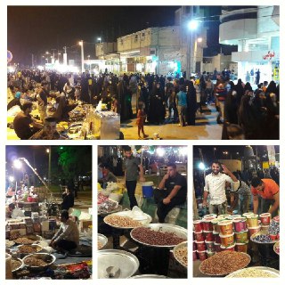 گزارش تصویری از بازار دست فروشان ملاثانی در آستانه عید فطر