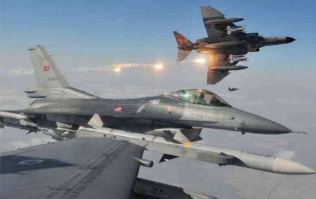 جنگنده های ترکیه شمال عراق را بمباران کردند