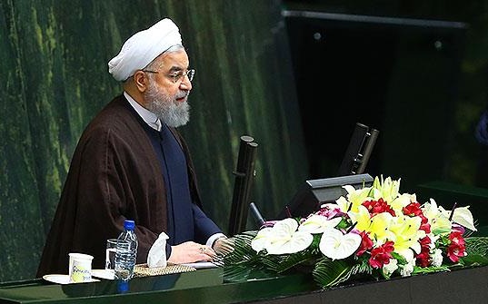 روحانی در جلسه رای اعتماد : آزادی، آرامش، امنیت و پیشرفت برنامه‌های دولت دوازدهم است