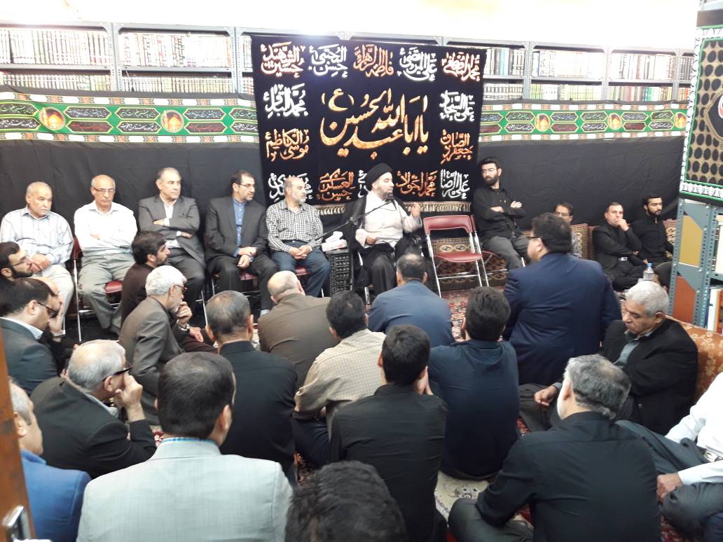 گزارش تصویری مراسم سوگواری دهه سوم محرم در بیت الله شفیعی