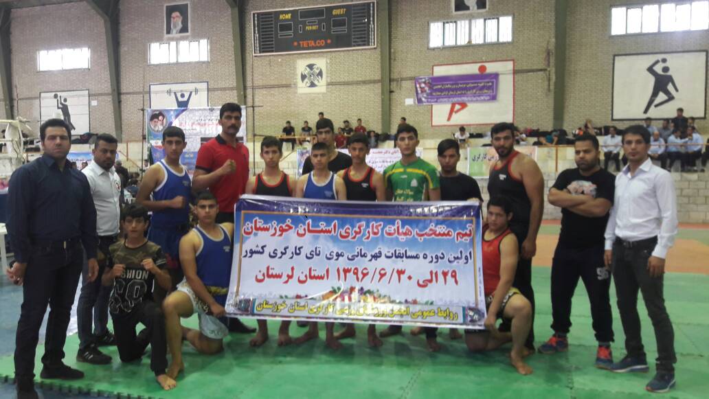رزمی کاران ملاثانی بر سکوی مقام سوم قهرمانی کاراته ایران ایستادند