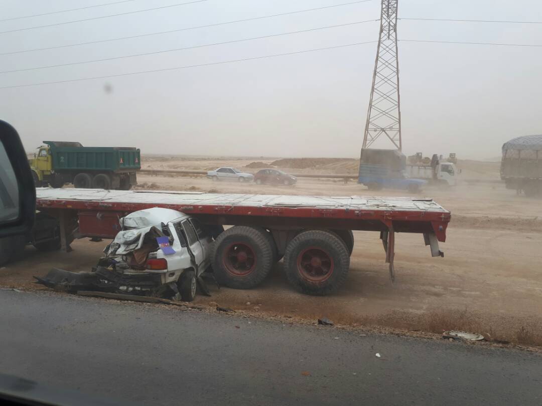 تصادف زنجیره ای در جاده غیزانیه – ماهشهر ۱۰ کشته و مجروح برجای گذاشت