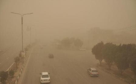 گردو خاک عراق عصر یکشنبه به خوزستان و ایران می رسد