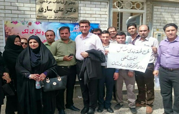 مخابرات خوزستان پاسخگوی حقوق پایمال شده کارکنان شرکتی باشد