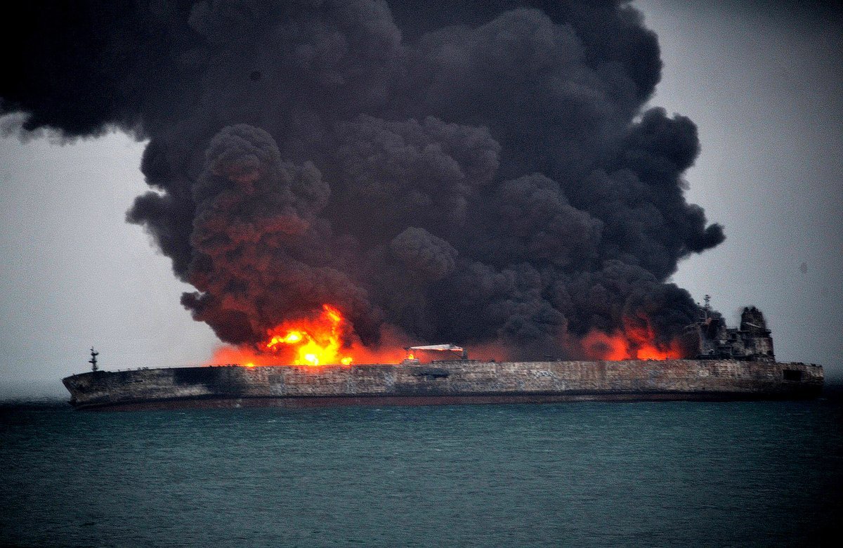 ایران پیگیری جدی چین در عملیات امداد و نجات نفتکش سانچی را خواستار شد