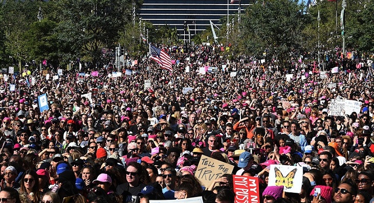 صدها هزار آمریکایی علیه ترامپ تظاهرات کردند