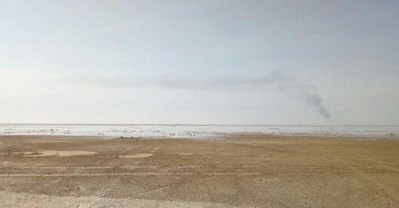 آب به تالاب خشکیده و تشنه منصوره در جنوب شرق اهواز رسید