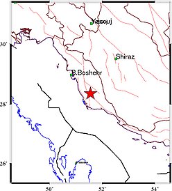 زمین‌لرزه ۵٫۹ ریشتری “کاکی” بوشهر را لرزاند