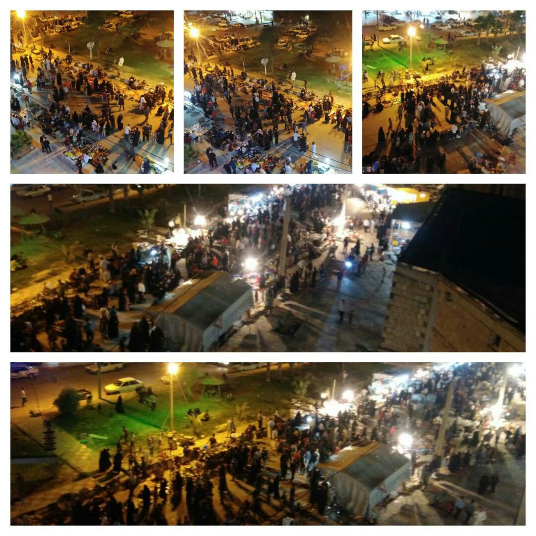 بازار ملاثانی در شب عید فطر ؛ شور و نشاط برای مهمان نوازی