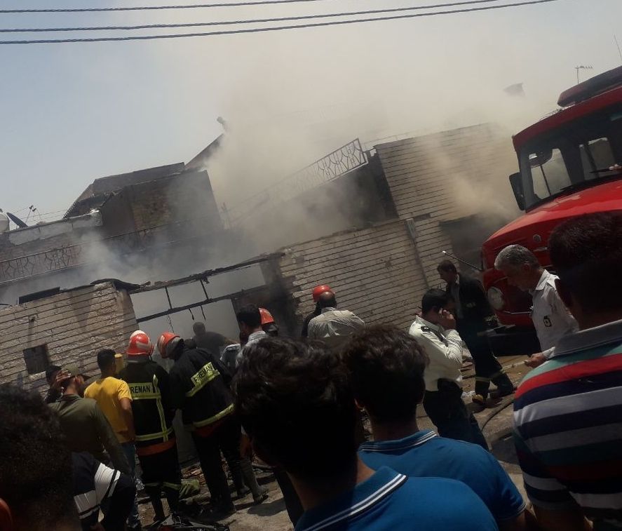 آتش سوزی در آبادان جان سه نفر را گرفت