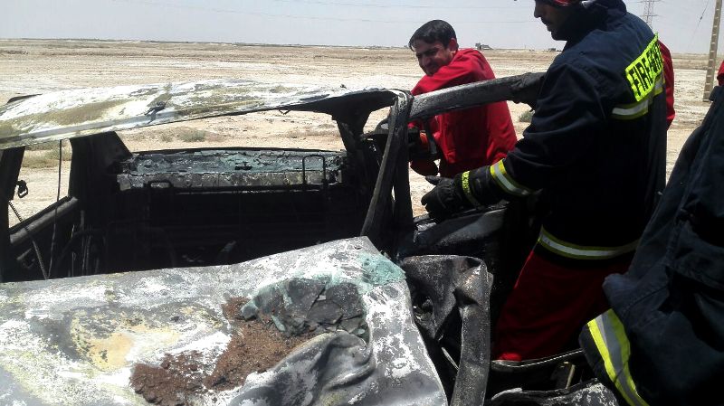 تصادف در خرمشهر یک کشته برجای گذاشت