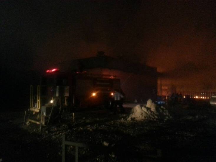 آتش سوزی در شرکت پگاه خوزستان مهار شد