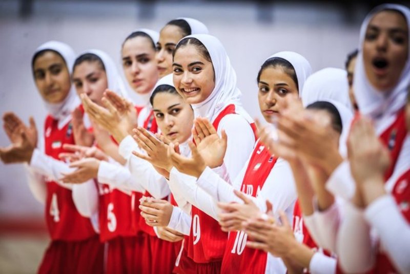 دختران بسکتبال ایران در آسیا پنجم شدند