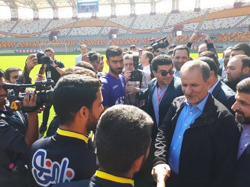 جهانگیری : اهواز یکی از امن ترین نقاط کشور است / خوزستان قطب مهم فوتبال کشور است