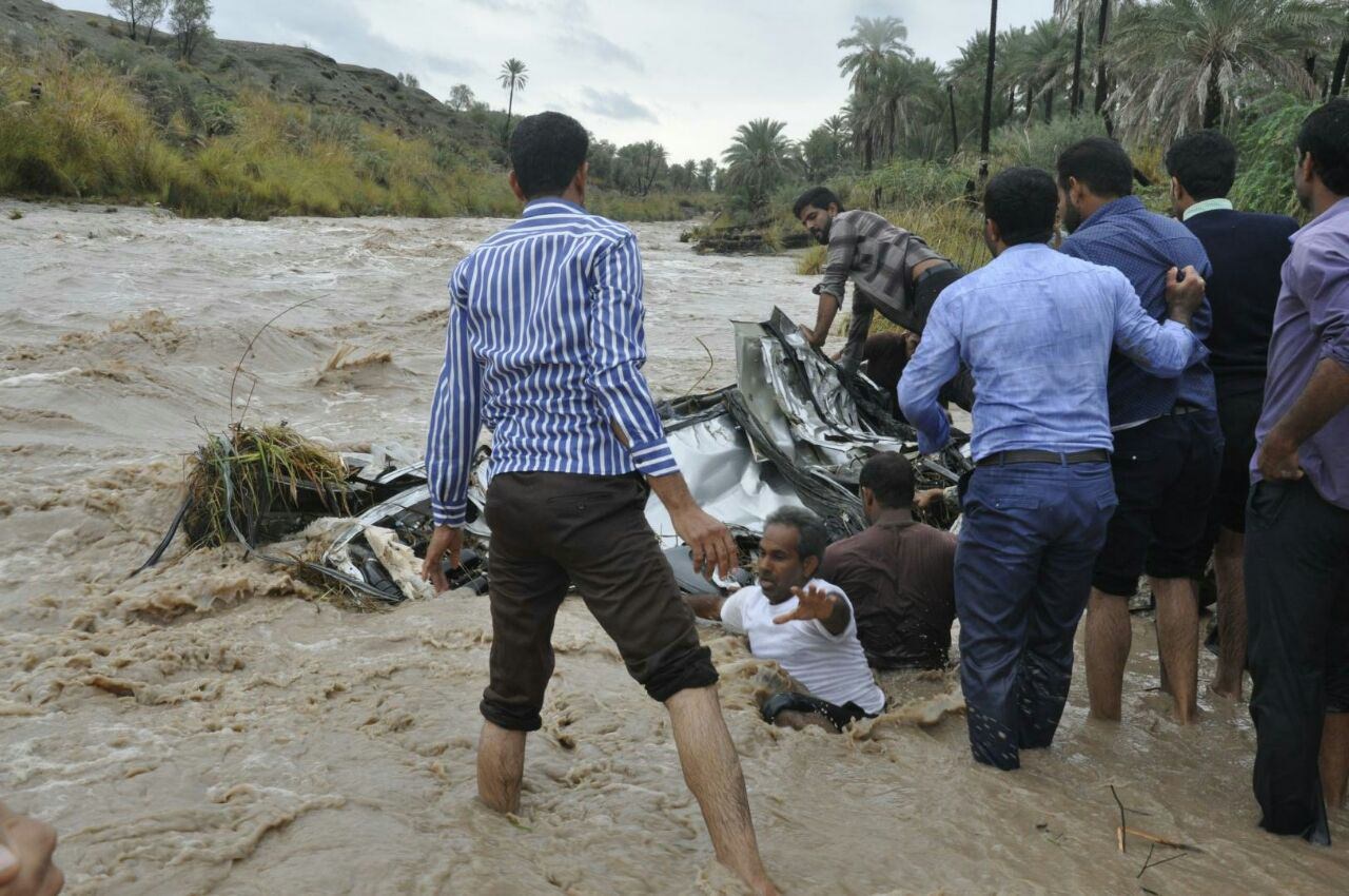 جوان ۲۵ ساله شوشی قربانی باران و طوفان امروز خوزستان