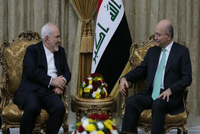 صالح در دیدار با ظریف : ایران و عراق جایگاهی مهم و موثر در منطقه دارند