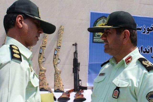 ۳۷۶ قبضه سلاح غیر مجاز در خوزستان کشف شد