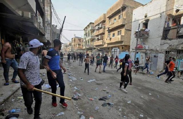 حمله مسلحانه به تلویزیون‌های تحریک کننده تظاهرات در بغداد