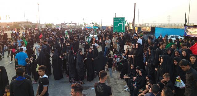 کاروان پیاده روی “مشایه الاهواز” با بیش از ۴۰ هزار زائر اربعین راهی کربلا شد + تصاویر