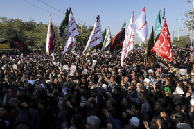 گزارش تصویری مراسم تشییع و بدرقه شهید المهندس در آبادان و خرمشهر