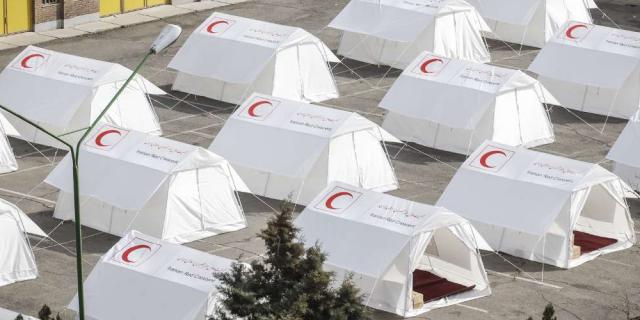 چادرهای نمادین هلال احمر در بحران کرونا ویروس!!!