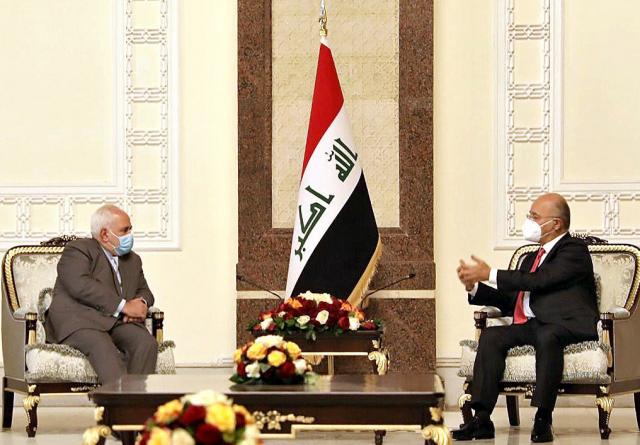 وزیر امور خارجه ایران با رییس جمهوری عراق دیدار کرد