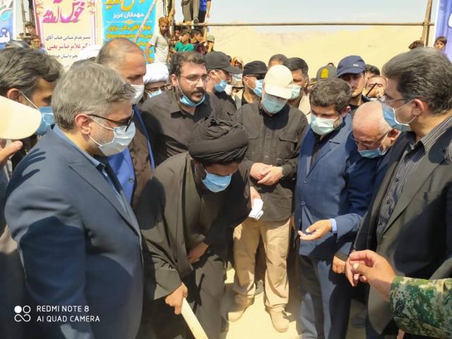 رئیس مجلس شورای اسلامی کلنگ ساخت پترو پالایشگاه ابوالفارس رامهرمز را به زمین زد + تصاویر