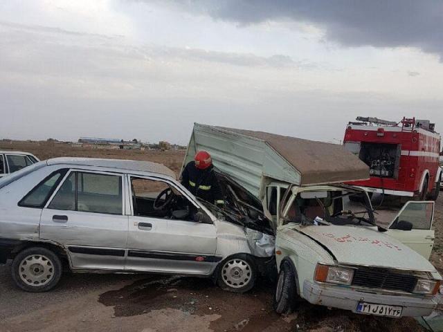 تصادف در جاده اندیکا – مسجدسلیمان یک کشته و پنج مصدوم بر جا گذاشت