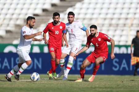 برتری ۲ بر یک ایران در مقابل تیم ملی فوتبال لبنان