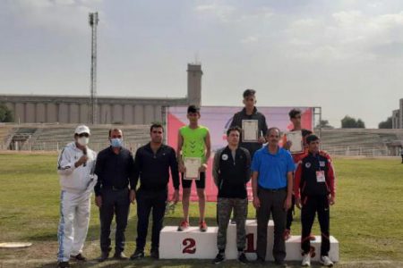 کاروان دومیدانی گتوند با ۸ مدال رنگارنگ‌ مقام اول خوزستان را کسب کرد
