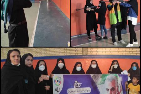 برگزاری مسابقه تیراندازی ویژه خواهران بسیجی در هندیجان