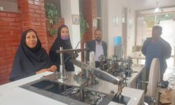 افتتاح دستگاه تولید لیوان یکبار مصرف در گتوند