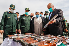 رونمایی از کشفیات سلاح غیرمجاز و مواد مخدر در فرماندهی انتظامی خوزستان + تصاویر