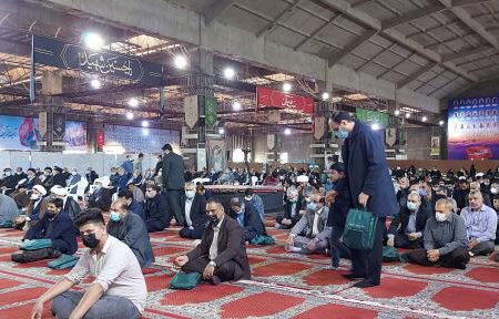گزارش تصویری مجلس ترحیم حجت الاسلام سید محسن شفیعی در مصلای جمعه اهواز