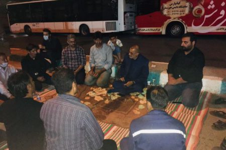 نشست بررسی مشکلات رانندگان اتوبوسرانی با حضور فرماندار اهواز