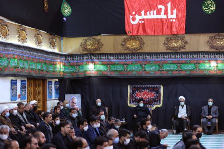 مراسم سوگواری شب تاسوعای حسینی در نهاد ریاست جمهوری برگزار شد
