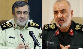 سرلشکر سلامی: پلیس مقتدر و مردمی از درگاه‌های اصلی اعتمادافزایی برای ایران است