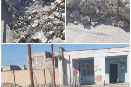 تخریب دبستان ابوریحان و سرگردانی ۶۰۰ دانش آموز کوی درویشیه کوت عبدالله