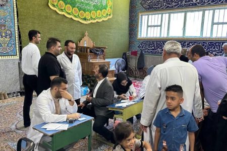 ارائه خدمات پزشکی رایگان در قلعه چنعان با مشارکت فولاد اکسین خوزستان