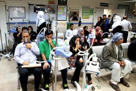مراجعه ۲۵۰۰ خوزستانی به بیمارستان‌ها در پی آلودگی هوا