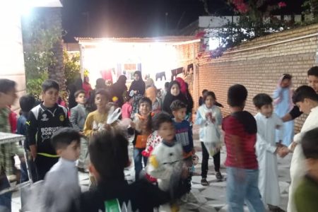عید کودکانه گرگیعان در روستای شری مری دهستان عنافجه